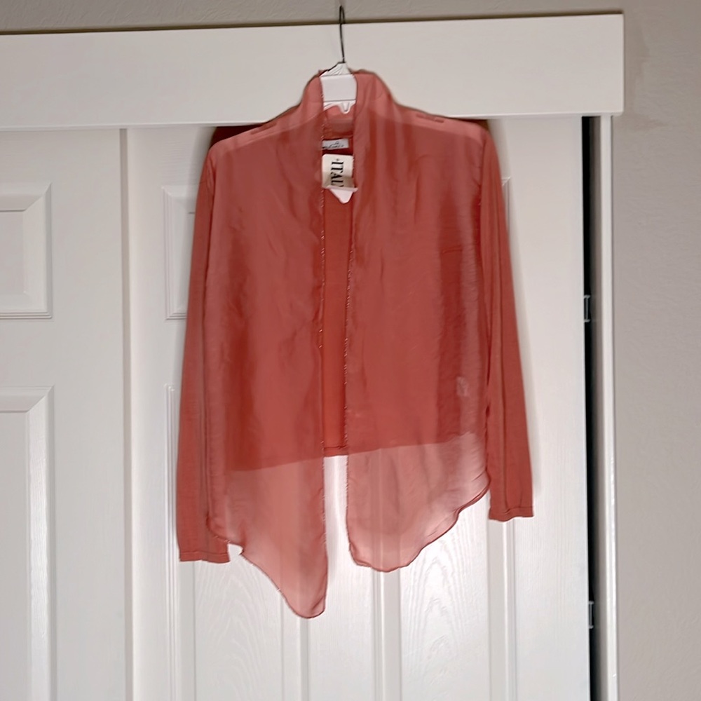 NWT sheer cardigan